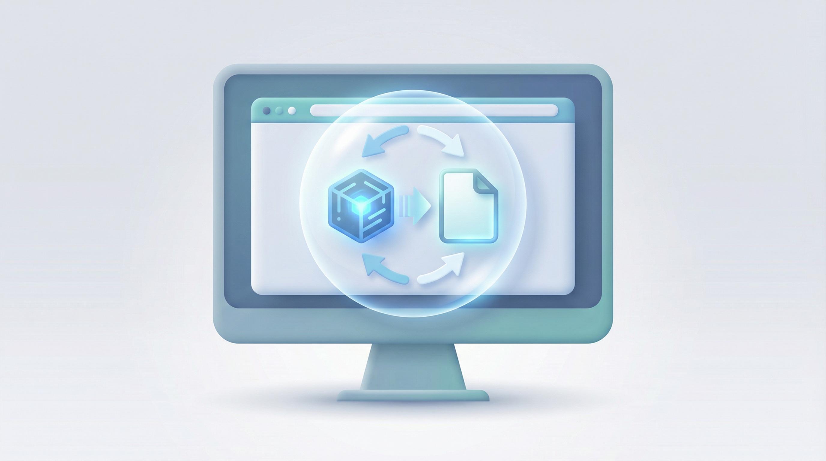 Secure Client-Side File Conversion - Zero-Upload Mandate Illustration